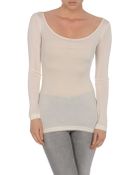 Donna Karan New York Long Sleeve Tshirt - Lyst