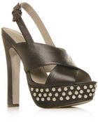 Kg Kurt Geiger Studded Sling Backs - Lyst
