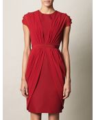 Giambattista Valli Silk Drape Dress - Lyst