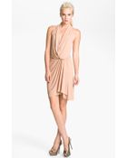 Haute Hippie Love Me Now Draped Halter Dress - Lyst