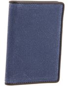Jack Spade Waxwear Vertical Flap Wallet - Lyst