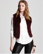 Theory Himiney Fur Vest - Lyst
