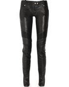 Balmain Skinny Leather Pants - Lyst