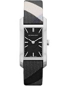 Burberry Womens Swiss Beat Check Fabric Strap 20mm - Lyst