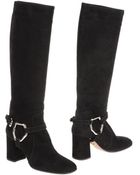Prada Highheeled Boots - Lyst