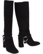 Prada Highheeled Boots - Lyst