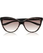 Saint Laurent Cat Eye Acetate Sunglasses - Lyst