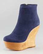 Alice + Olivia Java Wedge Ankle Boot - Lyst