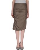 Brunello Cucinelli Knee Length Skirt - Lyst