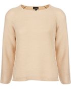 Topshop Knitted Stitch Crop Jumper - Lyst