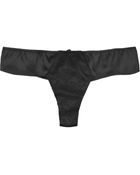 Carine Gilson Egérie Silk Satin Thong - Lyst