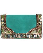 Matthew Williamson Geometric Trim Clutch - Lyst