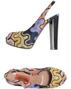 Missoni Platform Sandals - Lyst