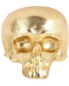 Natalia Brilli Leather Skull Cuff Bracelet - Lyst