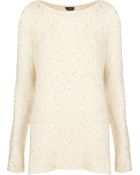 Topshop Knitted Sequin Jumper - Lyst