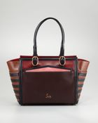 Christian Louboutin Farida Colorblock Bowler - Lyst