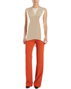 3.1 Phillip Lim Crepe Trousers - Lyst