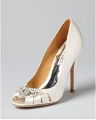 Badgley Mischka Monique High Heel Evening Pumps - Lyst