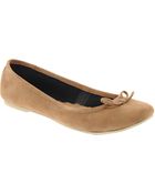 Asos Asos Lottie Suede Ballet Flats - Lyst