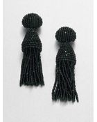Oscar de la Renta Short Tassel Clipon Earrings - Lyst