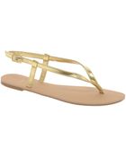 Asos Asos Finsbury Toe Thong Flat Sandals - Lyst