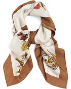 Brooks Brothers Silk Twill Audubon 36quot Square - Lyst
