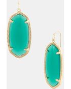 Kendra Scott Elle Small Oval Earrings - Lyst