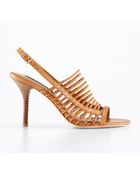 Ann Taylor Nadine Leather Strappy Sandals - Lyst