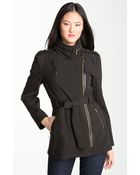 MICHAEL Michael Kors Asymmetrical Trench Coat - Lyst
