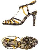 Bottega Veneta High-heeled Sandals - Lyst