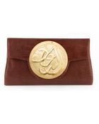 Dareen Hakim Le Icon Clutch Sienna Lizard - Lyst