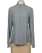 Theyskens' Theory Long Sleeve Shirt - Lyst
