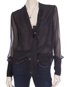 Elizabeth And James Crepe Lara Blouse - Lyst