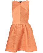 Topshop Texture Pleat Tunic - Lyst