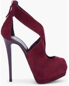 Giuseppe Zanotti Burgundy Sharon Pumps - Lyst
