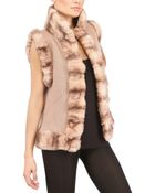 Vicedomini Rex Rabbit and Cashmere Knit Vest - Lyst