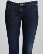 Mother Looker Cropped Flows From The Stream Jeans - Lyst