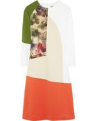Preen By Thornton Bregazzi Rose Colorblock Cottonblend Dress - Lyst