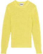 Acne Studios Lina Cable Knit Sweater - Lyst