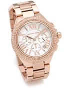 Michael Kors Layton Glitz Chronograph Watch - Lyst