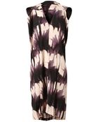 Zero + Maria Cornejo Draped Silk Tunic Dress - Lyst