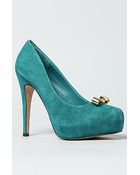 Dv By Dolce Vita The Bunny Shoe in Teal Suede - Lyst