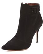 Elizabeth And James Sire Suede Booties - Lyst