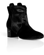 Laurence Dacade Black Hair Calf Ankle Boots - Lyst