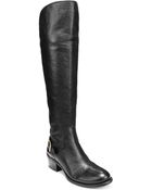 Vince Camuto Flat Riding Boots Beralta - Lyst
