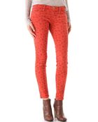 Current/Elliott The Ankle Skinny Corduroy Pants - Lyst