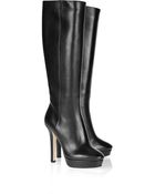 Jimmy Choo Mirage Leather Knee Boots - Lyst