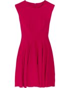 Alexander McQueen Wool Crepe Dress - Lyst