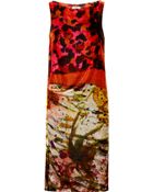 Erdem Adrianna Printed Velvet Dress - Lyst
