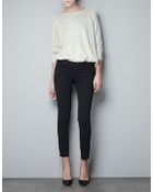 Zara Sequinned Sweater - Lyst